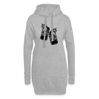 Beer Can Hops Can Beer - Sweat-shirt à capuche long Femme - gris chiné - Devant