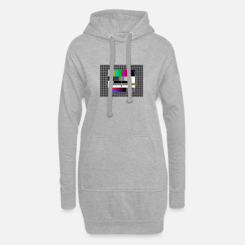 Testbild - Hoodie-Kleid - Grau meliert