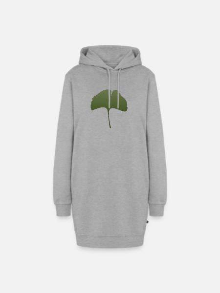 Ginkgo - Hoodie-Kleid - Grau meliert