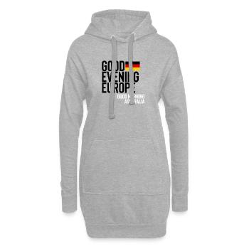 Deutschland - Hoodie-Kleid - Grau meliert - Vorne