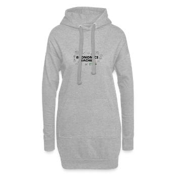 Wirtschaftslehrer - Hoodie-Kleid - Grau meliert - Vorne