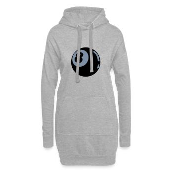 8 Ball - Sweat-shirt à capuche long Femme - gris chiné - Devant