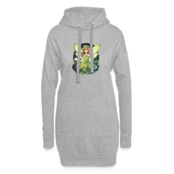 Wald Fee - Hoodie-Kleid - Grau meliert - Vorne