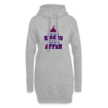 nicht mein zirkus - Hoodie-Kleid - Grau meliert - Vorne