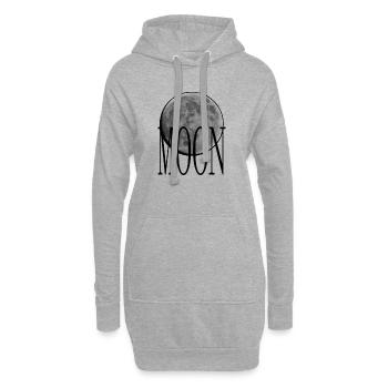Cradle - Grey Moon - Hoodie Dress - heather grey - Front