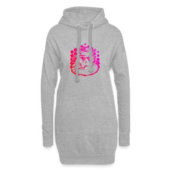 Taucher Free Dive Tauchen Scuba Diver Scuba Tauche - Hoodie-Kleid - Grau meliert - Vorne