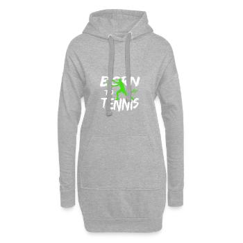 Tennis - Hoodie-Kleid - Grau meliert - Vorne