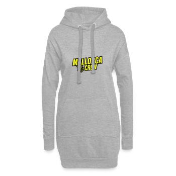 Mallorca équipage ancre palmier coeur amour - Sweat-shirt à capuche long Femme - gris chiné - Devant