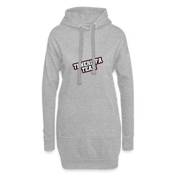 L’équipe de Tenerife - Sweat-shirt à capuche long Femme - gris chiné - Devant