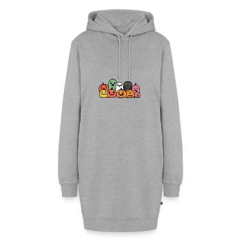 Halloween Party Crew - Hoodie-Kleid - Grau meliert - Vorne