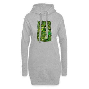 lsd_absinth - Hoodie-Kleid - Grau meliert - Vorne