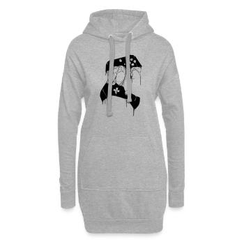 GAMING CONTROLLER is Done - Hoodie-Kleid - Grau meliert - Vorne