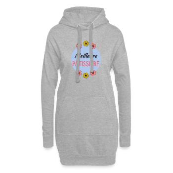 OMA. OMA - Hoodie-Kleid - Grau meliert - Vorne