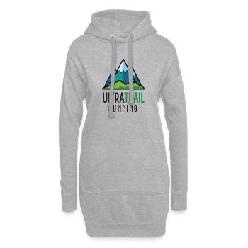 Ultra Trail Running - Sweat-shirt à capuche long Femme - gris chiné - Devant