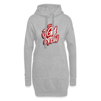 Jga Crew Junggesellenabschied - Hoodie-Kleid - Grau meliert - Vorne