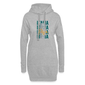 PISA - ITALIA - ITALY - ITALIEN - TOWER - TURM - Hoodie-Kleid - Grau meliert - Vorne
