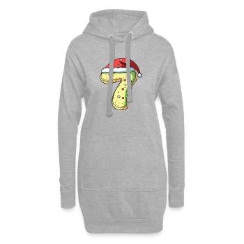 Biscuit de Noël à 7 chiffres - Sweat-shirt à capuche long Femme - gris chiné - Devant