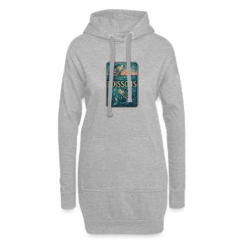 Signe astrologique du Poissons - Astrologie - Sweat-shirt à capuche long Femme - gris chiné - Devant