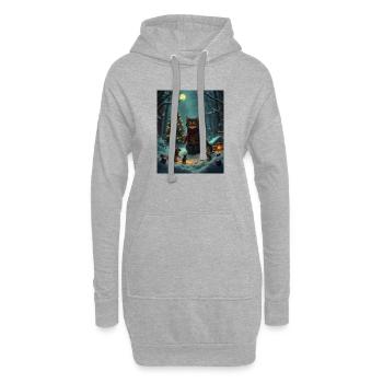 Didimaus - Hoodie-Kleid - Grau meliert - Vorne