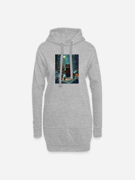 Didimaus - Hoodie-Kleid - Grau meliert