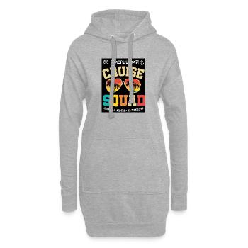 Karibik-Kreuzfahrttrupp - Hoodie-Kleid - Grau meliert - Vorne
