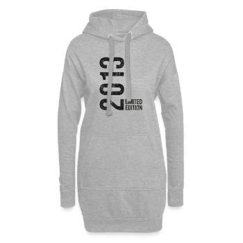 Chemise Vintage 2013 – 13 ans Fun - Sweat-shirt à capuche long Femme - gris chiné - Devant