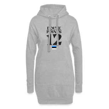 Zwölf Punkte Eurovision Estland - Hoodie-Kleid - Grau meliert - Vorne