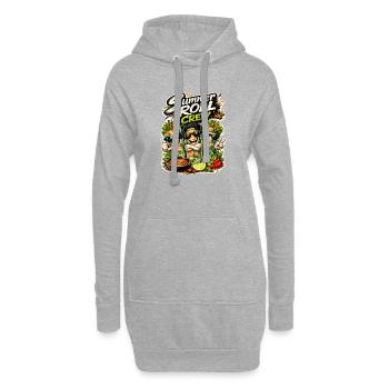 Summer Roll Crew Vietnamese Street Food Design - Hoodie-Kleid - Grau meliert - Vorne