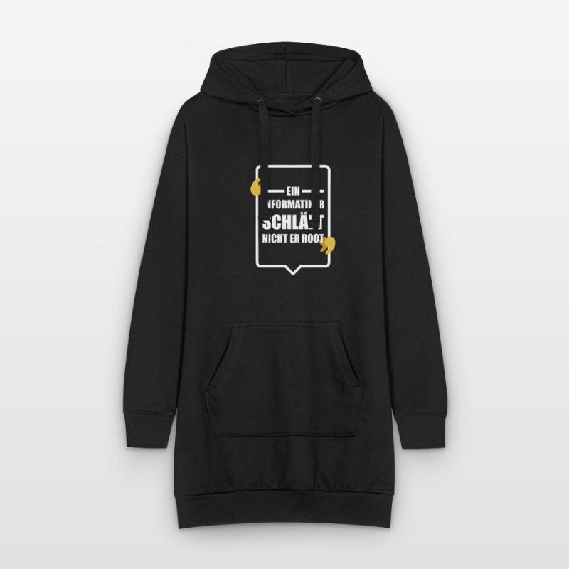 Informatiker Programmierer Admin Nerd Geschenk Hoodie-Kleid