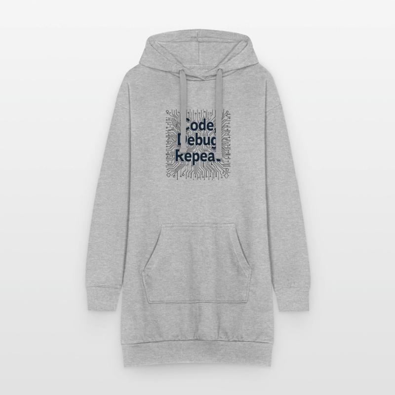 Code Debug Repeat - Software Engineer Hoodie-Kleid