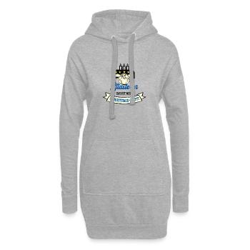 Geburtstag Pflasterer Pflasterei Steinsetzer Geb - Hoodie-Kleid - Grau meliert - Vorne