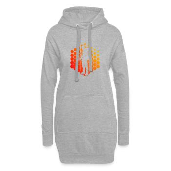 Klettern Climber Escalade Bloc Bloc - Sweat-shirt à capuche long Femme - gris chiné - Devant