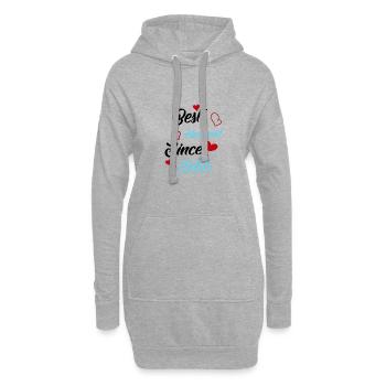 Bester Ehemann seit 1988 Hochzeit - Hoodie-Kleid - Grau meliert - Vorne