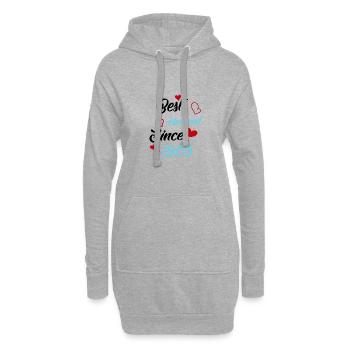 Bester Ehemann seit 1903 Hochzeit - Hoodie-Kleid - Grau meliert - Vorne