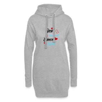 Best Husband Since 1941 Wedding - Hoodie Dress - heather grey - Front