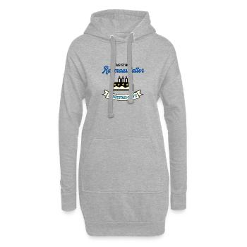 Geburtstag Raumausstatter Raumausstattung Designer - Hoodie-Kleid - Grau meliert - Vorne