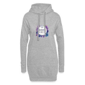 Amsterdam 2024 - Hoodie-Kleid - Grau meliert - Vorne