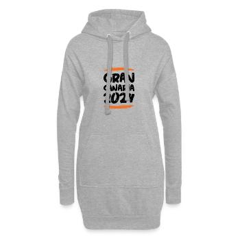 Gran Canaria 2024 - Sweat-shirt à capuche long Femme - gris chiné - Devant