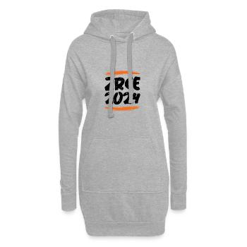 Zrce 2024 - Hoodie-Kleid - Grau meliert - Vorne