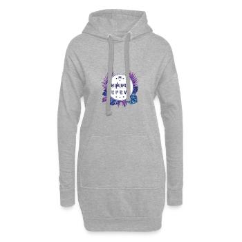 Mykonos Crew Coloré - Sweat-shirt à capuche long Femme - gris chiné - Devant