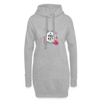 Phuket 2025 Bunt - Hoodie-Kleid - Grau meliert - Vorne