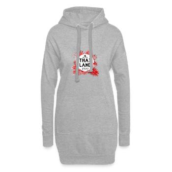 Thailand 2025 Bunt - Hoodie-Kleid - Grau meliert - Vorne