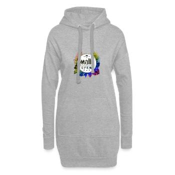 Malle Crew Coloré - Sweat-shirt à capuche long Femme - gris chiné - Devant