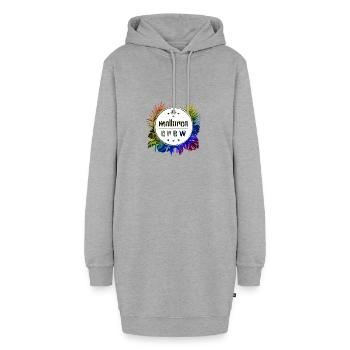 Mallorca Crew Bunt - Hoodie-Kleid - Grau meliert - Vorne