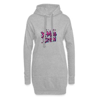 Fête de Noël de l’équipage de Noël - Sweat-shirt à capuche long Femme - gris chiné - Devant