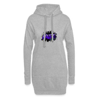 Malle 2024 Klecks - Hoodie-Kleid - Grau meliert - Vorne