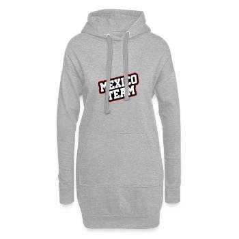 Mexiko Team - Hoodie-Kleid - Grau meliert - Vorne