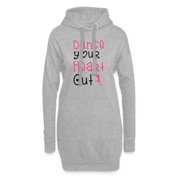 Dance - Hoodie-Kleid - Grau meliert - Vorne