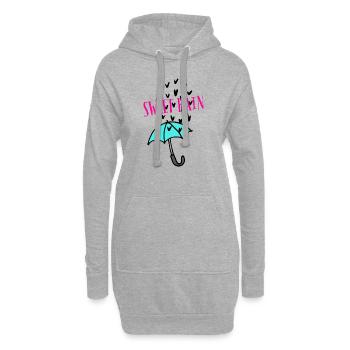 Sweet Rain - Hoodie-Kleid - Grau meliert - Vorne