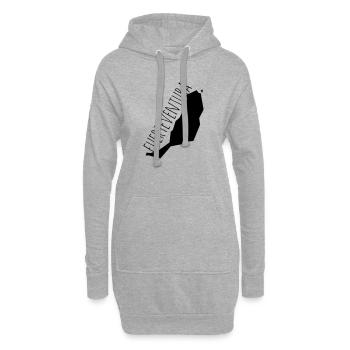 Fuerteventura - Hoodie-Kleid - Grau meliert - Vorne